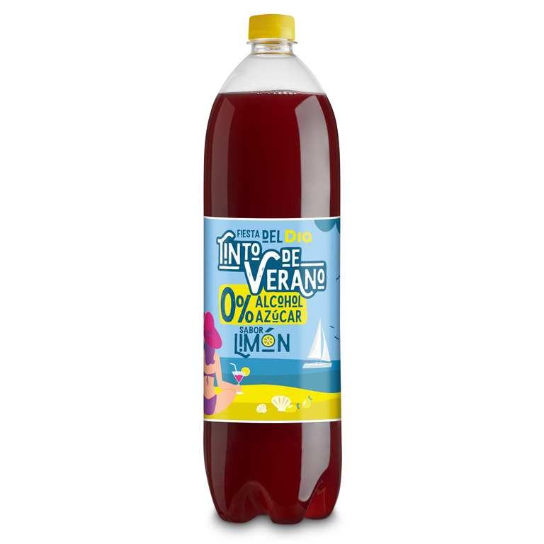 Imagen de Tinto de verano sin alcohol con li