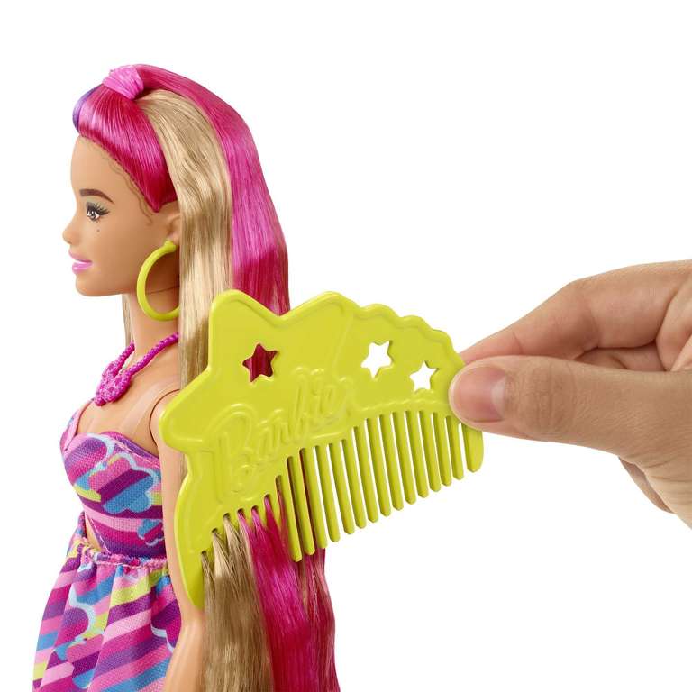 Barbie Totally Hair con temática de flores