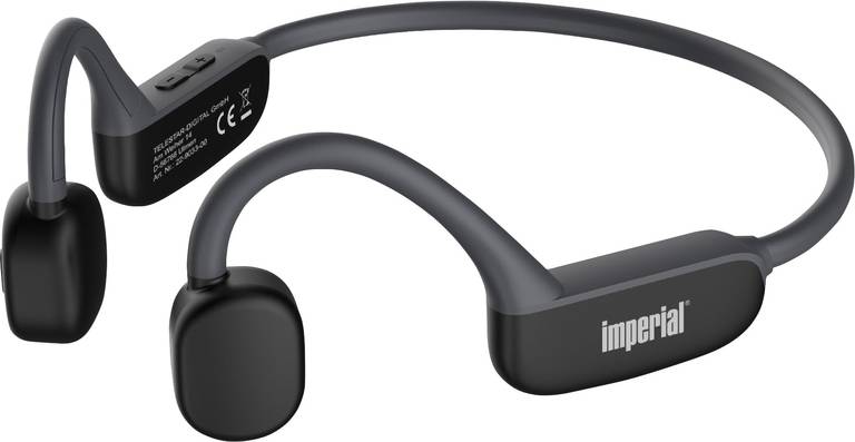 Imperial BluTC Active 2 – Auriculares con Sonido óseo (conducción ósea, Bluetooth 5.3, Memoria de 32 GB)