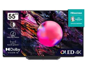 Hisense TV OLED 139,7 cm (55") Hisense 55A85K UHD 4K, Smart TV, Inteligencia Artificial