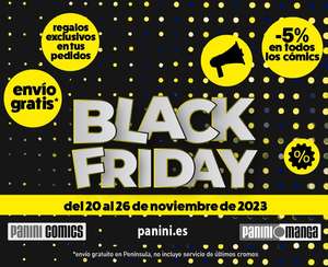 Black Friday Panini Comics - Envío Gratis + Regalos + 5% Libros