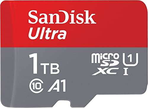 SanDisk 1TB Ultra Tarjeta de Memoria microSDXC con Adaptador SD, hasta 150 MB/s