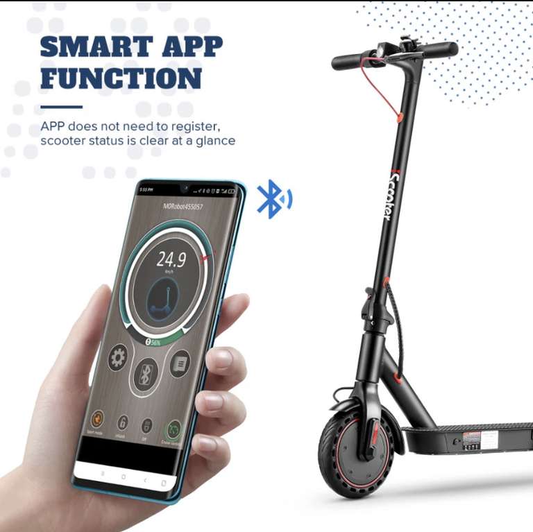 IScooter-patinete eléctrico inteligente para adulto
