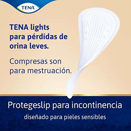 140 Salvaslips TENA Discreet Lights Sensitive Light para incontinencia