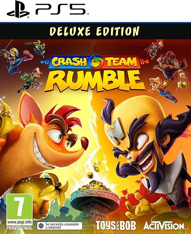 Crash Team Rumble Deluxe Edition para PS5 - ¡La diversión en carreras nunca fue tan emocionante!