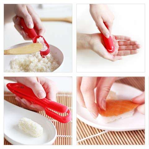 Kit para Sushi con cuchillo y esterillas de bambú