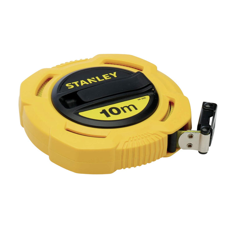 Stanley 0-34-295 Flexómetro de Cinta de Fibra de Vidrio 10 m x 12,7 mm Clase II- Bobina cerrada que ofrece un enrollado suave y sin enredos.