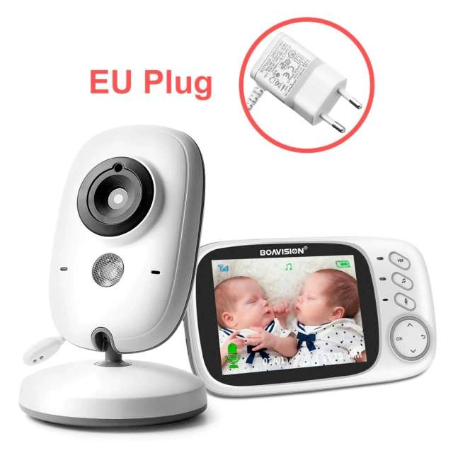 Video monitor para bebé Inalámbrico LCD, Audio Bidireccional, Sonido, y Vision Nocturna