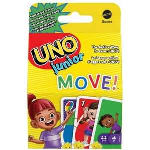 UNO Junior Move! Juego de cartas con tres niveles para jugar