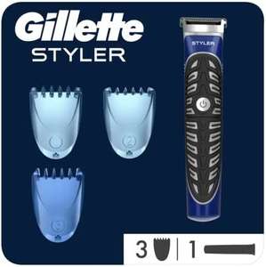 Gillette Styler Multiusos Maquinilla de Afeitar Hombre, Perfiladora + 2 Cuchillas de Recambio + 3 Cabezales