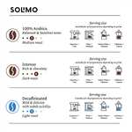 Marca Amazon - Solimo Café en grano 100 % Arabica, 1 kg - Certificado por Rainforest Alliance