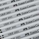 Faber-Castell 117001 - Caja con 12 ecolápices de grafito grip, graduación B