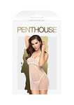 Penthouse, Vestido, Negligé, diferentes tamaños, Lencería, All yours', 2 piezas, blanco, Talla: M/L y talla L/XL
