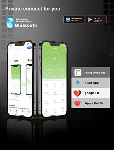 Báscula de Baño inteligente con Bluetooth y App