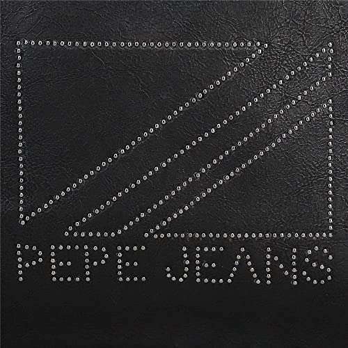 Pepe Jeans Donna Billetero con Monedero Negro 10x8x3 cms Piel sintética