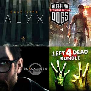 STEAM :: Left 4 Dead Bundle 2€, Half-Life: Alyx 25€, Black Mesa 7€, Sleeping Dogs: Definitive 2,9€, Titanfall 2: Ultimate Edition 7€