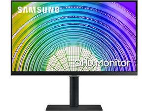 Monitor - Samsung LS24A600UCUXEN, 24" WQHD, 5 ms, 75 Hz, AMD FreeSync, Mega Contrast, HDR10, Negro