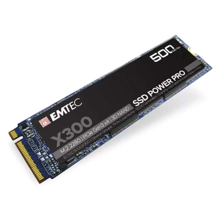 Emtec Power Pro X300 SSD 1TB M.2 2280 NVMe / 500Gb 28,89€ / 256Gb 21,82€ ( Oferta Válida Para Nuevos Usuarios )