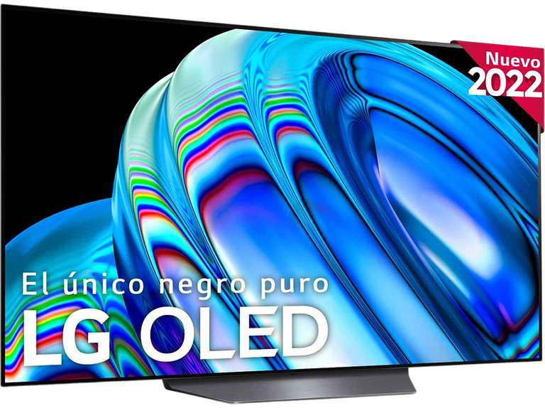 LG OLED55B26LA, OLED 4K, Procesador α7 Gen5 AI Processor 4K, 120HZ, HDMI 2.1 - Smart TV, DVB-T2 (H.265) MENOS REEMBOLSO LG 100 EURAZOS