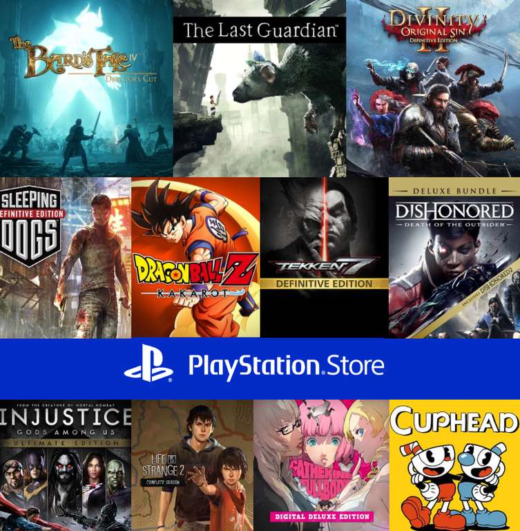 PLAYSTATION :: "Juegos por menos de 20€" y "Selección Esencial" | Sagas(Final Fantasy, Worms, Dragon Ball) Last Guardian, Sleeping Dogs