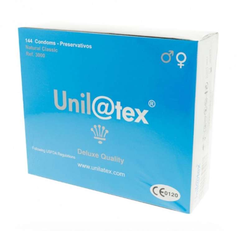 Condón Unilatex natural - 144 unidades