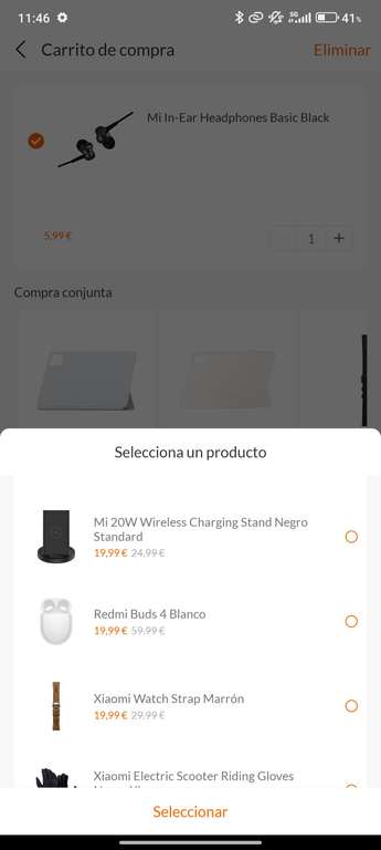 Auriculares bluetooth Xiaomi con cancelación de ruido + Auriculares de cable (16€ con mi points)