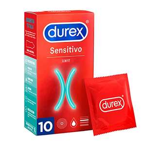 Durex Preservativos Sensitivo Suave para Mayor Sensación Talla Pequeña - 10 condones (c.recurrente)