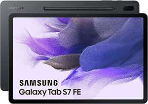 Samsung - Tablet Galaxy Tab S7 FE de 12.4 Pulgadas con 5G y sistema operativo Android 64 GB, Plata, ES versión