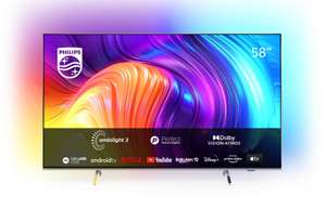 TV Philips 58" The One 58PUS8507/12 - 4K, Ambilight, Smart TV, WiFi, HDR10+ @ Worten y Amazon
