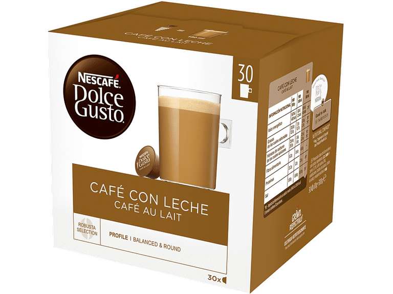 Dolce Gusto - Café con leche - 30 Uds. (23cnt/capsula)