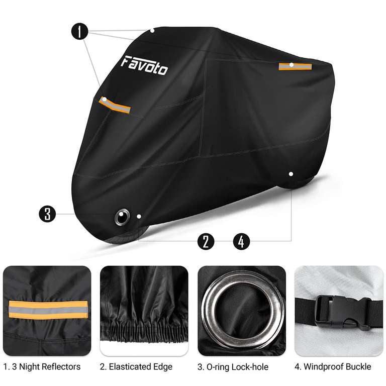 Funda Para Bicicleta O Moto Aprueba De Agua Waterproof