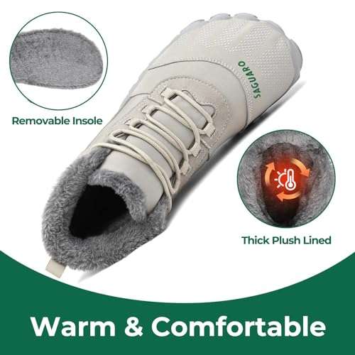 SAGUARO Barefoot Botas de Nieve Caliente Antideslizante » Chollometro