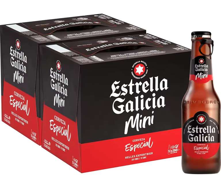 24x Botellines Estrella Galicia Especial Mini [7,60€ NUEVO USUARIO]