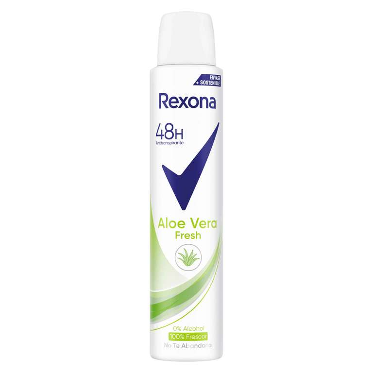 Rexona Desodorante Aerosol 48h Aloe Vera Antitranspirante 200ml [ENVIO GRATIS +10€]
