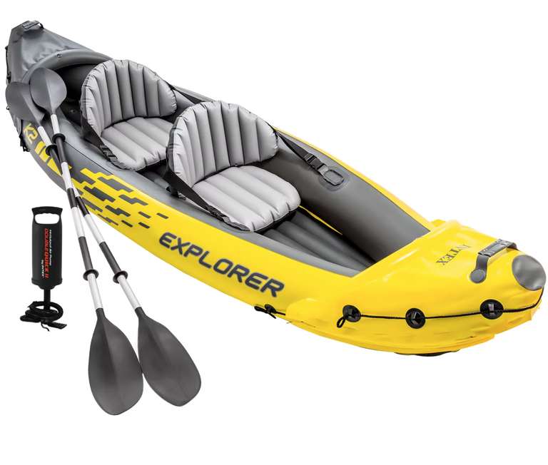 Kayak Hinchable INTEX Explorer K2 con 2 Remos [77,21€ NUEVO USUARIO]