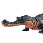 Mattel Jurassic World Wild Roar Gryposuchus Dinosaurio de juguete con sonidos, +4 años (HTK71)