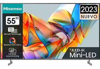TV Mini LED 55'' Hisense 55U6KQ 4K, Quantum Dot Colour, Full Array Local Dimming, Dolby Vision & Atmos(567€ con Newsletters)+ 100€ REEMBOLSO