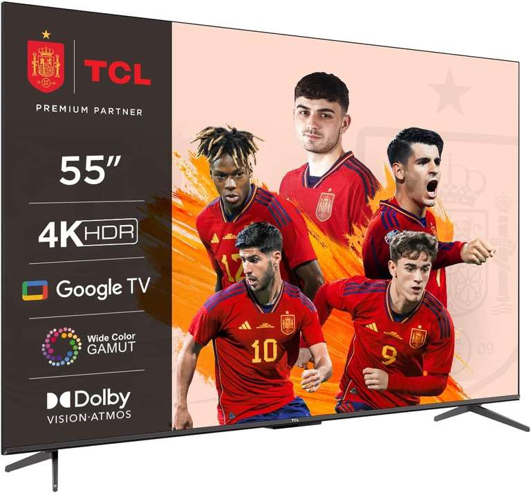 TV TCL 55" Google TV HDR10 solo 319€