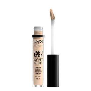 NYX Professional Makeup Can't Stop Won't Stop - Corrector de Larga Duración, 4 Light Ivory