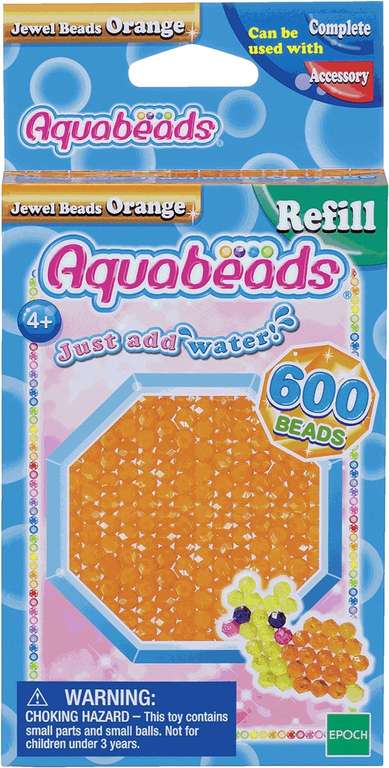 Aquabeads - 32548 - Pack abalorios sólidos Verde y Naranja a 2, 99 € (EPI)