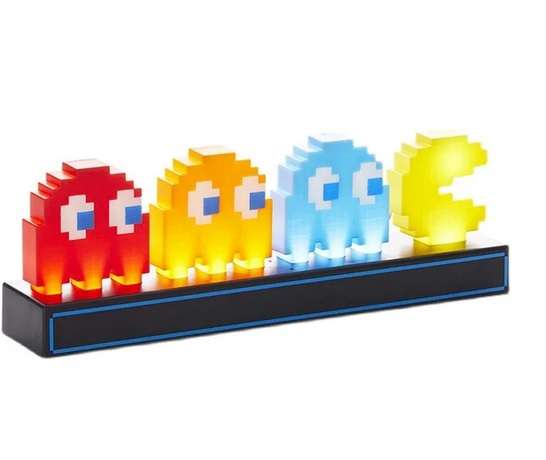 Luces nocturnas 3D con Control de voz, lámpara de atmósfera colorida de Pac Man