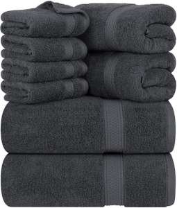 Utopia Towels - Juego de Toallas Premium de 8 Piezas, 2 Toallas de baño, 2 Toallas de Mano y 4 toallitas
