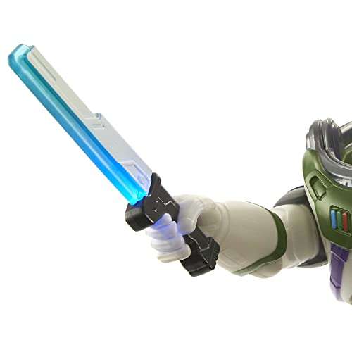 Pixar Lightyear Figura Buzz 30cm de juguete con luz y sonido, regalo para niños y niñas +4 años (Mattel HJC64)