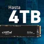 Crucial P3 Plus CT500P3PSSD8 773 - 500GB M.2 PCIe Gen3 NVMe SSD interno, Hasta 5000MB/s