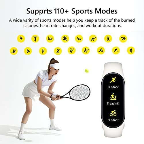 Xiaomi Mi Smart Band 7 Pantalla AMOLED de 1.62 Pulgadas, 110 Modos Deportivos, Sueño, Estrés, SpO2, Monitor de Frecuencia Cardíaca