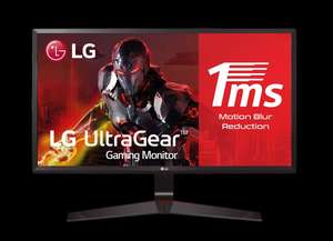 LG UltraGear 24MP60GW-B - Monitor 23,8" IPS FHD (1920x1080) 75Hz , 5ms (GTG)/1ms (MRB), HDMI 1.4, DisplayPort 1.2, AMD FreeSync