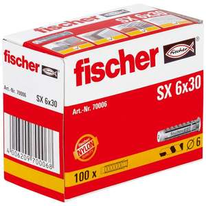 Fischer para hormigón SX 6x30 [Caja tacos 100 uds]