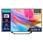 Hisense 55A7KQ QLED VIDAA Smart TV, 55 Pulgadas Televisor, con Quantum Dot Colour, 60Hz VRR, Dolby Vision, Alexa Built-in (Nuevo 2023)