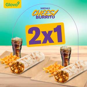2×1 Menús Cheesy Burrito y Wrap Sliders