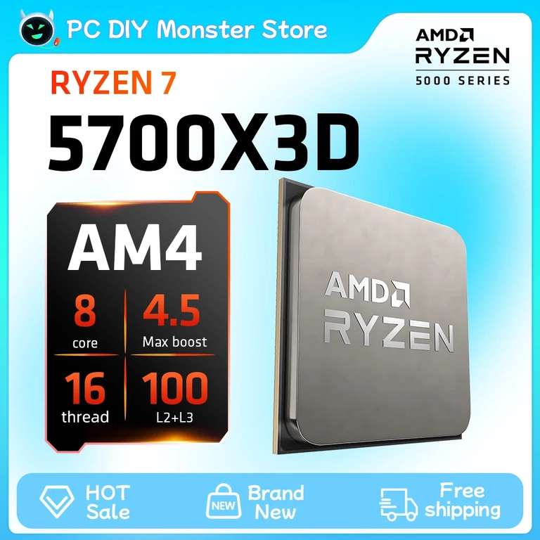 PROCESADOR AMD Ryzen 7 5700X3D